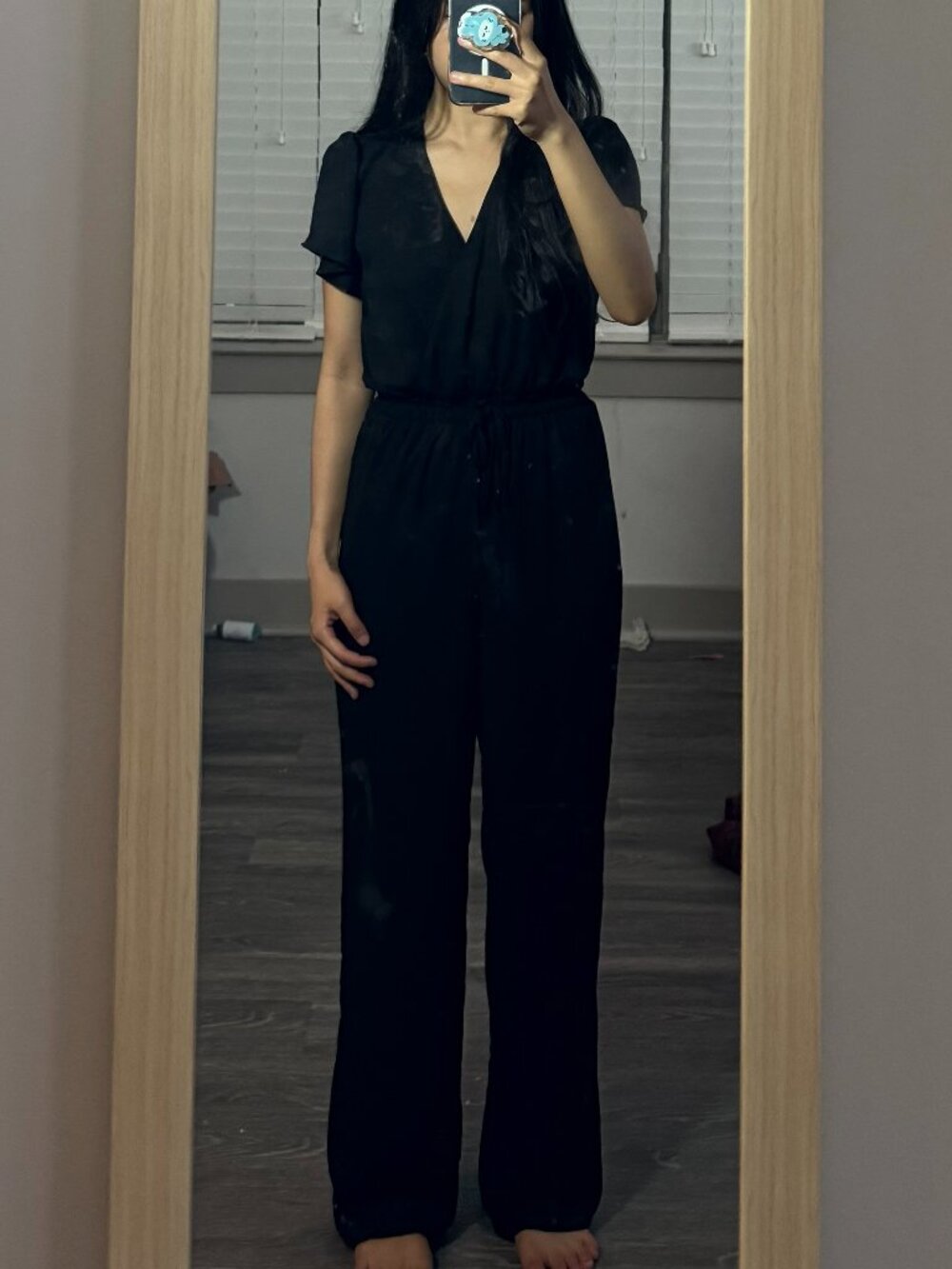 francesca's Women's Black Jumpsuit
